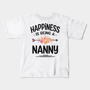 Nanny happiness is being a nanny Kids T-Shirt